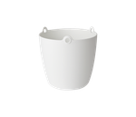 brussels hangschaal 18cm wit